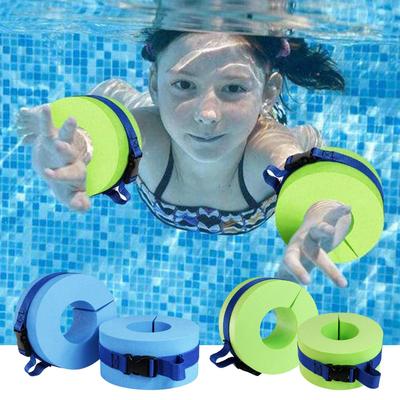 2pcs Blue/Green Foam Swimming Float RingWater Aerobics Exercise Aquatic Cuff for Ankle Arm Swim Training Accessories