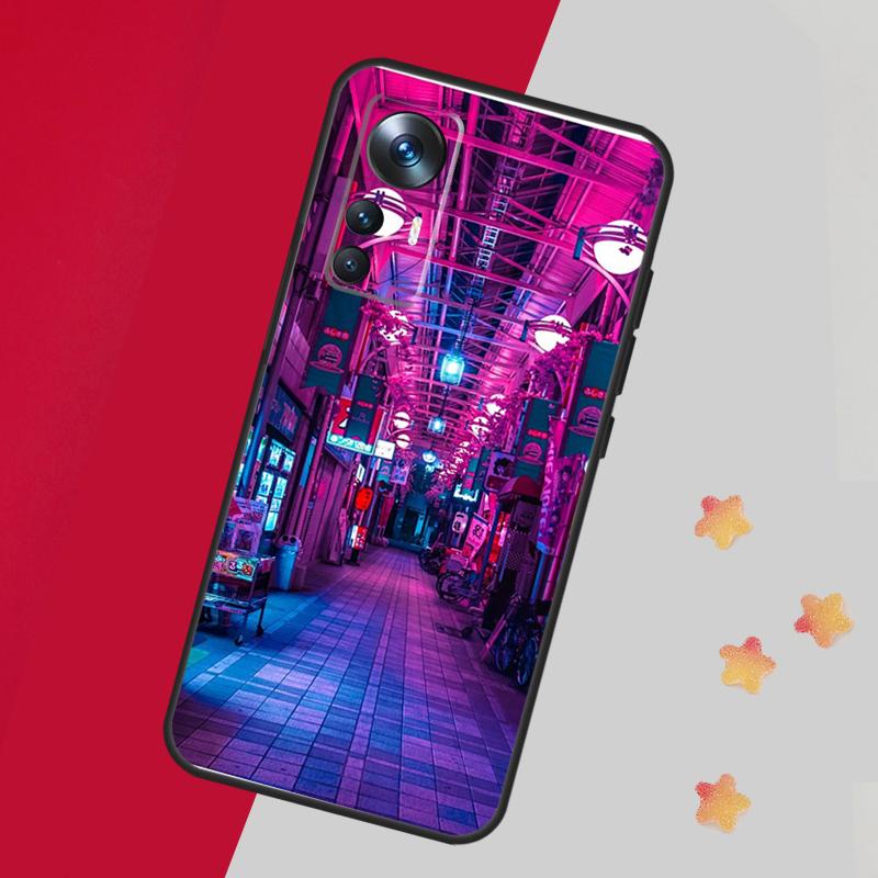 Japanese Night City Aesthetic Case For Xiaomi 15 14 13 Ultra 11T 12T 13T 14T Pro Cover For POCO X7 X6 X3 X5 F5 F6 F7 Pro