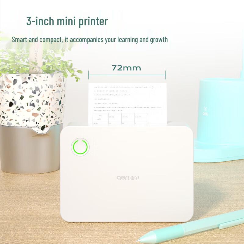 Deli X5S Portable Bluetooth Thermal Printer CN plug (adapter included)