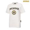UNIVERSITY OF MICHIGAN Women'S Casual Short Sleeve T-Shirt Ivory