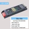 Ultra-Thin Silent LED Linear Light Transformer, 220V to 24V, Black King Kong
