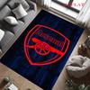 Covor cu logo Arsenal pentru Sufragerie, Dormitor, Casă, Decorare Canapea, Covor de Podea Antiderapant pentru Joacă Copii