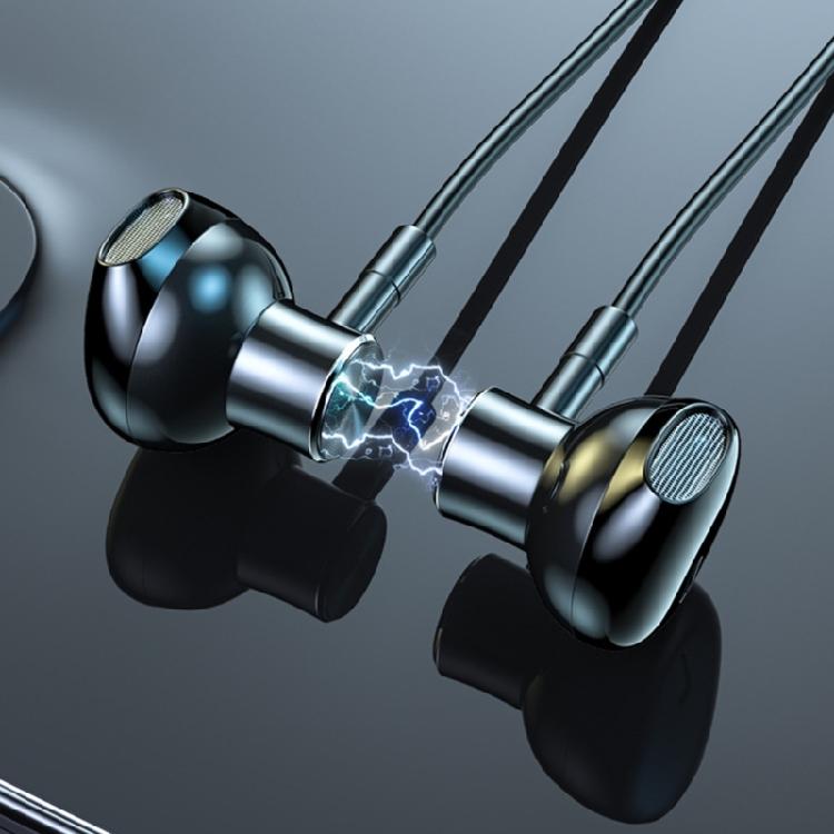 Dynamic Sound Neckband Earphones,6000mAh Battery, IPX6 for Sports, Bluetooth-compatible 5.2 Clear Phone Calls