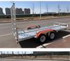 Galvanized Golf Trailer Flatbed for Transporting and Exporting Excavators