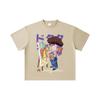260 GSM Double Yarn 32 Count 100% Cotton Dragon Ball V10 Arale Print Unisex Heavy Cotton T Shirt