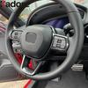 For Honda Civic Integra Sedan   2024 Carbon Fiber Car Steering Wheel Panel Cover Trim Interior Mouldings Accessories