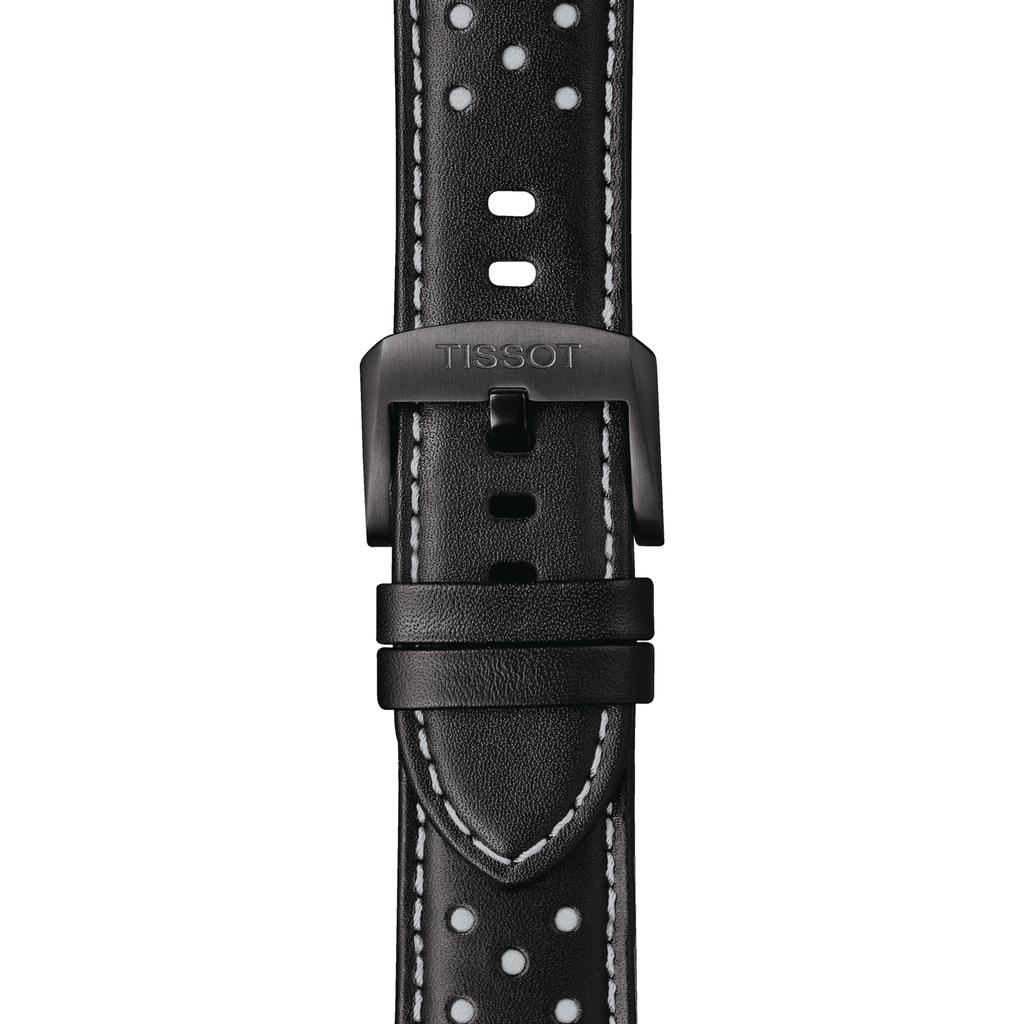 Tissot Correa de Cuero Esfera Negra Reloj de Moda para Hombre T116.617.36.051.04