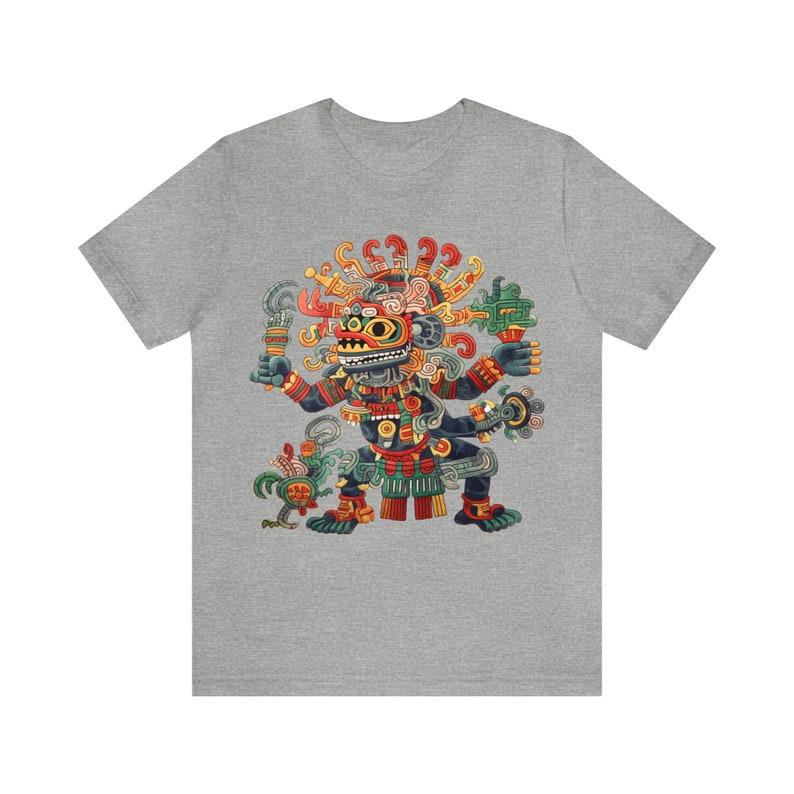 2025 Summer Mexico New Hot Selling Unique Mayan Art Mexican T-shirt for Men Sweat Absorption and Breathable T-shirt