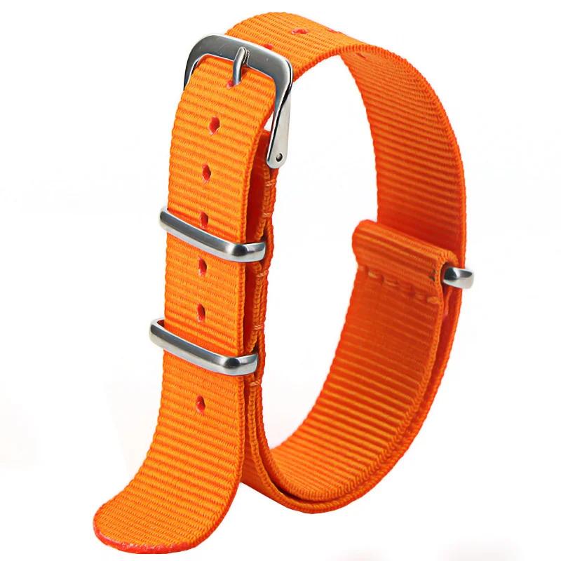 Sport Nylon Watch Band for Women&Men Watch Strap 18mm 20mm 22mm Army Sport Strap Fabric Nylon Watchband Buckle Belt