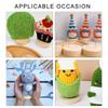 24 Pcs Double Needle Dolls Stand Crochet Dolls Holder Wood Crochet Dolls Stand Action Figure Stand