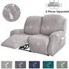 1/2/3 Seater Recliner Sofa Covers Leaves Jacquard Couch Slipcovers Elastic Water Repellent Armchair Covers for Living Room Hotel