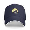 Fox Silhouette with a Full Moon Baseball Cap Streetwear Birthday Military Tactical Cap Men's Baseball Women's