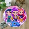 1pc Kpop Team Carpet, Round Rug, Comfortable, Suitable for Entryways, Living Rooms, Office, And Bedrooms, Christmas Decoration