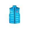 SS23 Crofton Series Solid Color Waterproof Windproof Ultra-Light High Neck Sleeveless Puffer Vest Unisex Vest Blue 2229M-1265