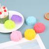 12Pcs 5Cm Rose Shaped Jelly Pudding Mold Muffin Cake Cup Silicone Muffin Cake Molds Baking Accessories