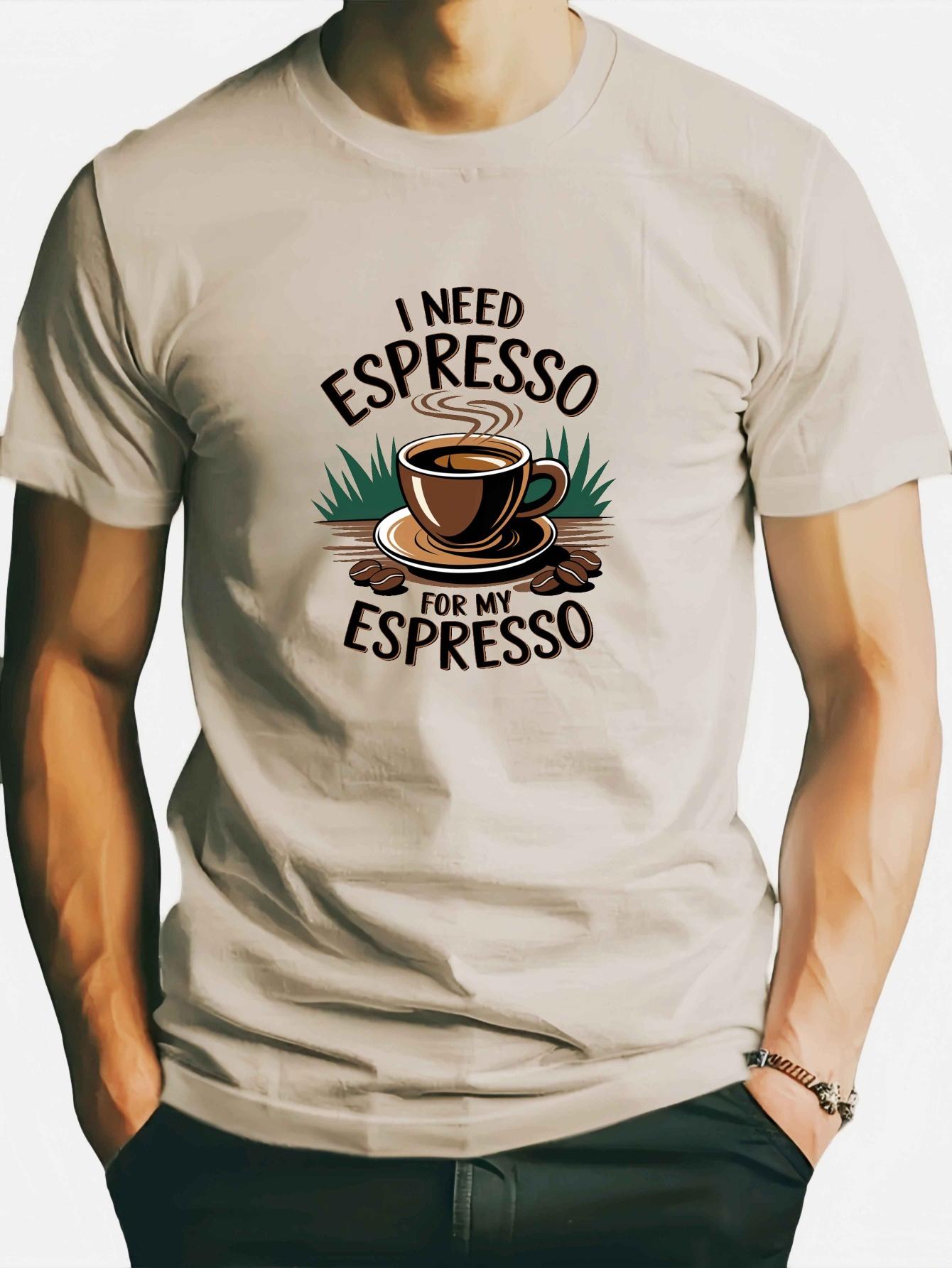 Coffee Lover Coffee Print Tee Shirt XS