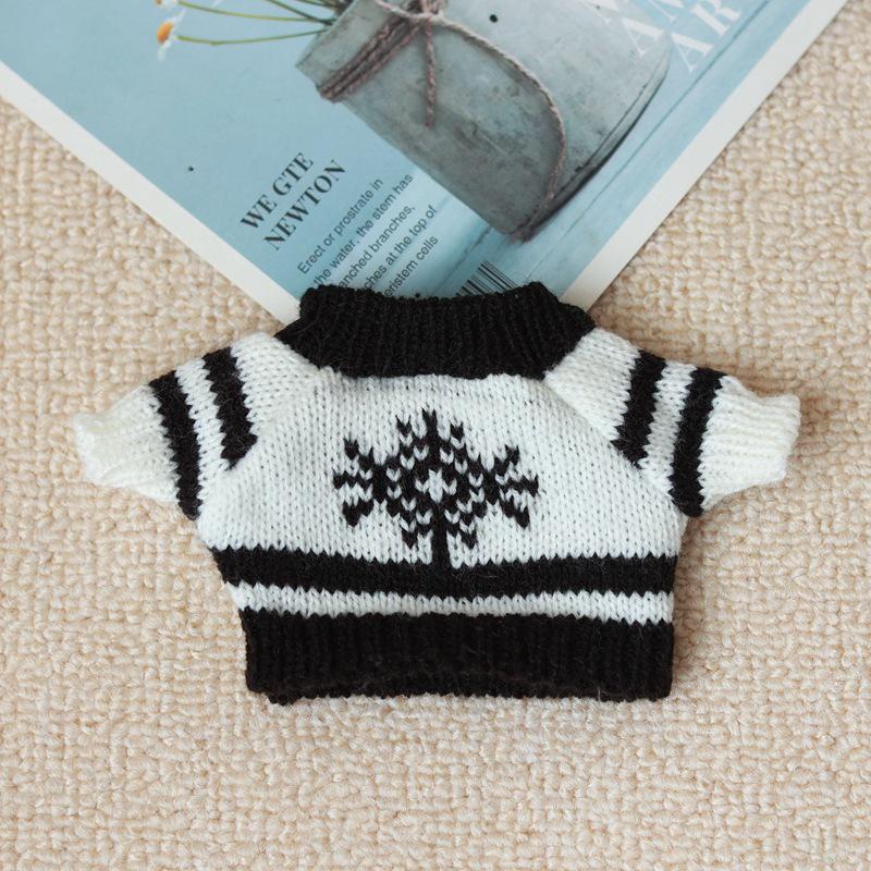 20cm Cotton Doll Accessories: Plush Dog Sweater, Scarf, Hat Set