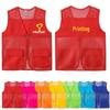 Custom Breathable Mesh Vest with Logo for Volunteer and Promotional Activities