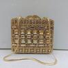 Diamond Spot Dinner Bag Empty Metal Hard Box Diamond Bag Banquet Dress