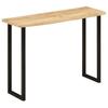 Console Table with Live Edge 105 x 33 x 76 cm Solid Mango Wood
