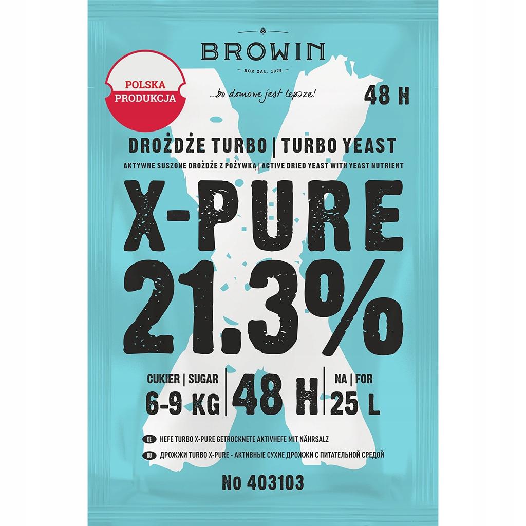 Turbo Wine & Distilling Yeast, 21.3% Alcohol