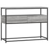 Console Table Gray Sonoma 100x40x75 cm Particleboard