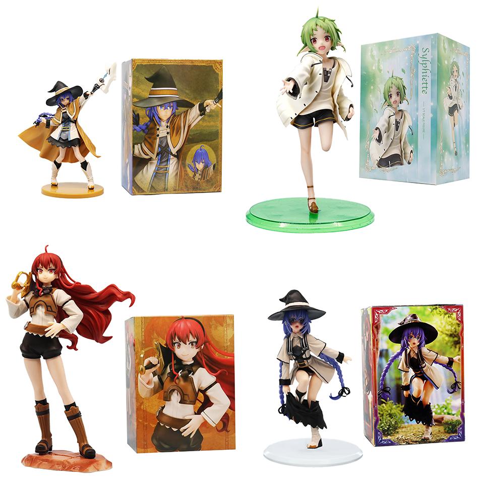 Anime Mushoku Tensei Jobless Reincarnation Eris Greyrat Actionfigur Hohe Qualität Sammlermodell Spielzeug Dekoration Geschenke PVC Posierbar Gelenkig
