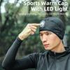 Warm High Elasticity Hat with Light Outdoor Night Run Cap with Detachable Light Fishing Cycling Washable Hat