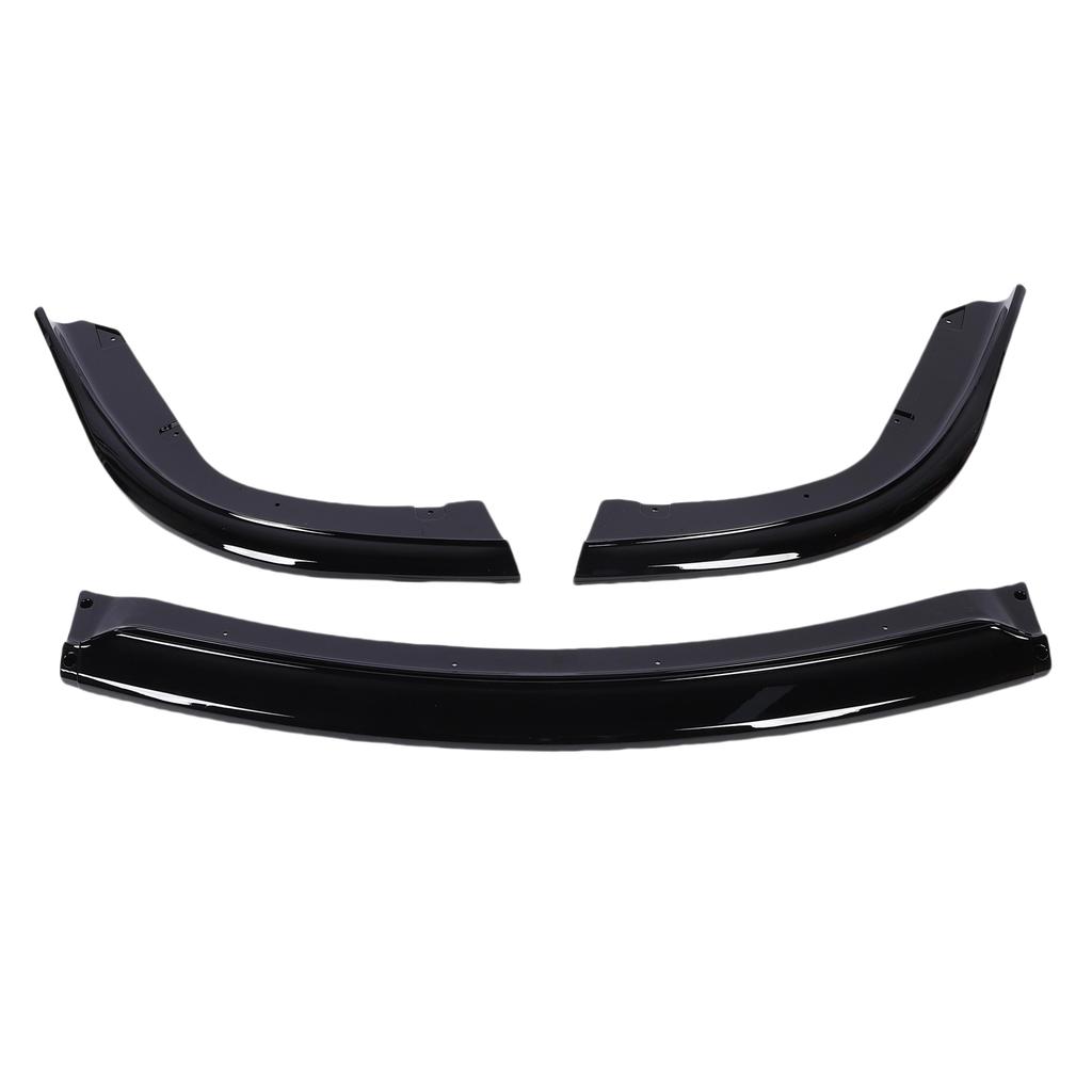 3pcs Front Bumper Lip Splitter Body Kit Improve Aerodynamics Bumper Lip Chin Spoiler Replacement for Subaru Impreza WRX