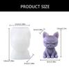 Dog Shaped Silicone Candle Molds Epoxy Resin Silicone Molds for Candle Soap Plaster Decorations, Plaster Silicone Molds