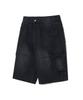 PHYSICAL DEPARTMENT Bermuda Cargo Denim Pants_Black
