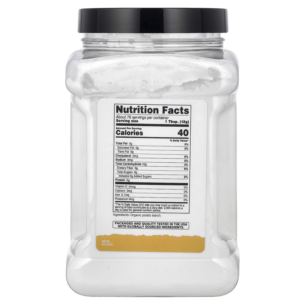 Nutricost, Pantry, Organic Potato Starch, 32.4 oz (907 g)