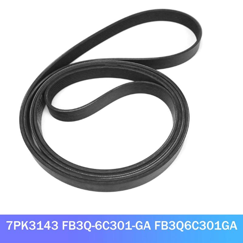 

Car Engine Fan Belt Serpentine Drive Belt For Ford Ranger 2.2L Everest 2011- 7PK3143 FB3Q-6C301-GA FB3Q6C301GA чёрный