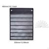 Classroom Pocket Chart 7 Rows Learning Tool Accessory for Home Letter Cards School