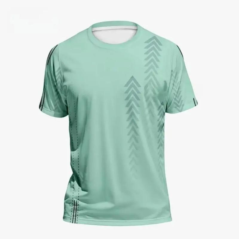 Men's 3D Printed T-Shirt Outdoor Sports Top  Short Sleeve O-Neck Pullover Casual TopQuick Drying Breathable Comfortable T-shirt