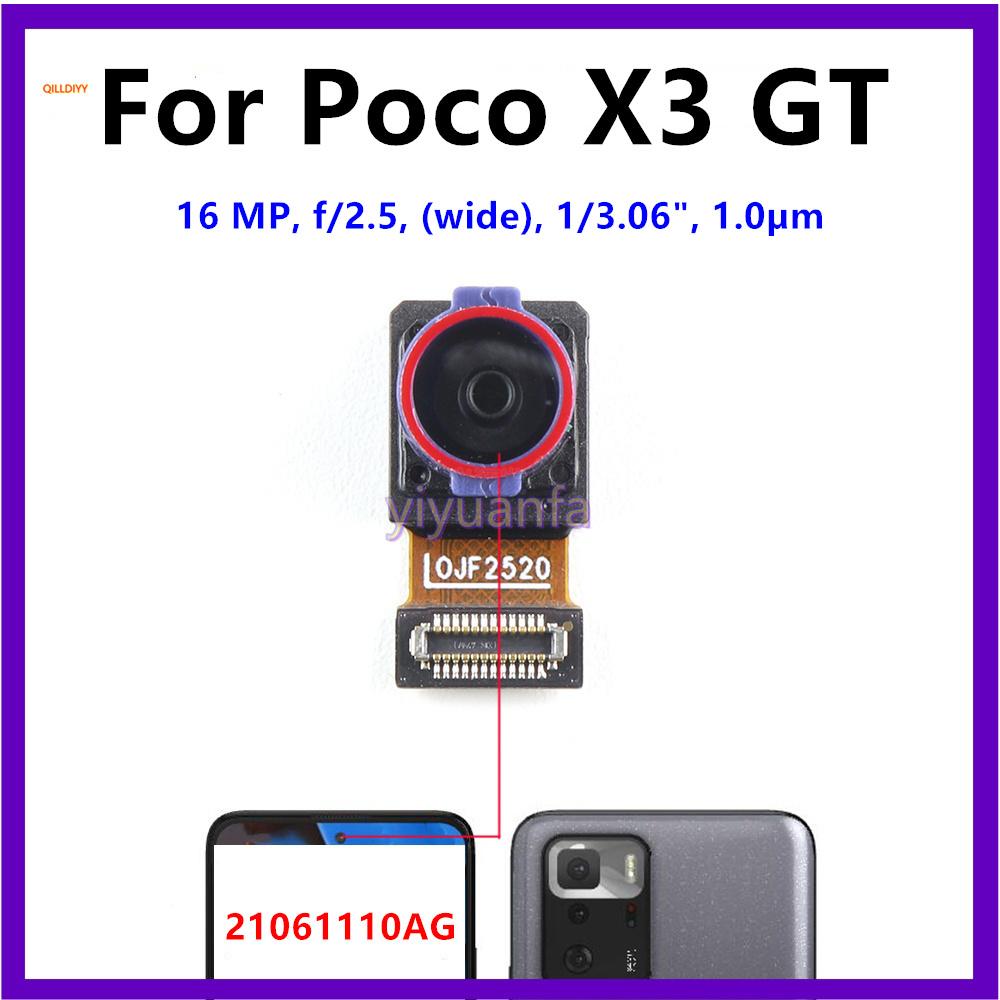 Front Rear Camera For Xiaomi Poco X3 Pro NFC GT Facing Frontal View Selfie Backside Flex Small Back Camera Module Parts Macro