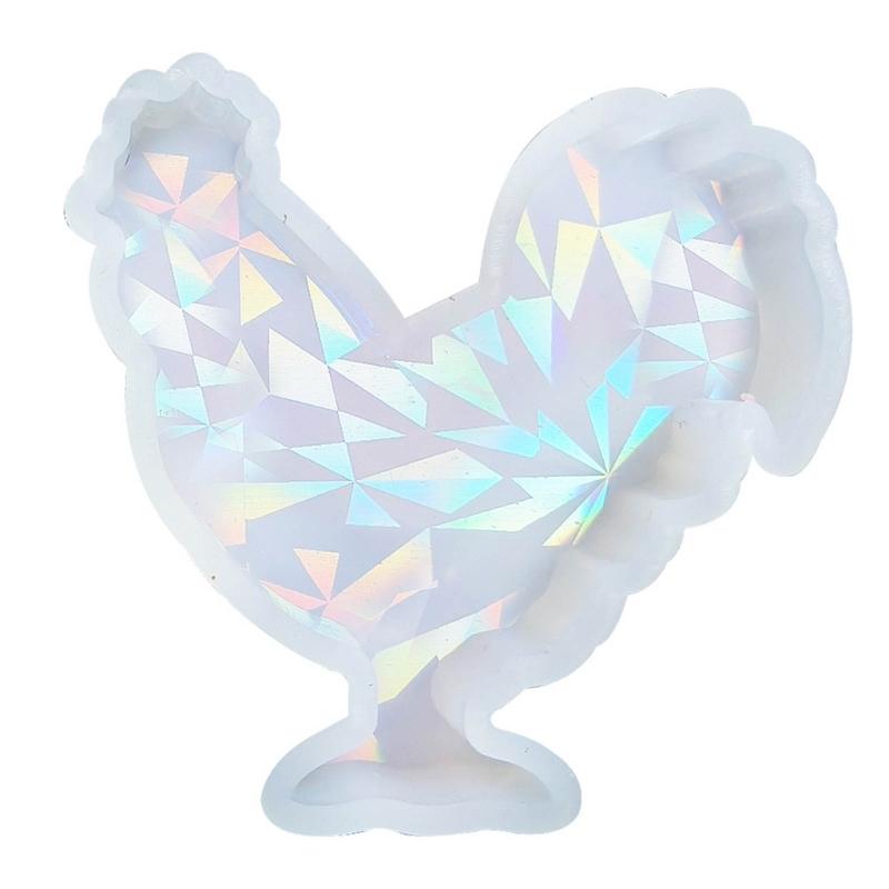 3D Rooster Animal Figurine Silicones Candle Molds for Candle Soap Making Gypsum Decoration Cement Clay Silicones Molds