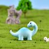 4Pcs/set Dinosaur Animal Miniatures Resin Ornaments Diy Fairy Garden Decoration Moss Terrarium Micro Landscape