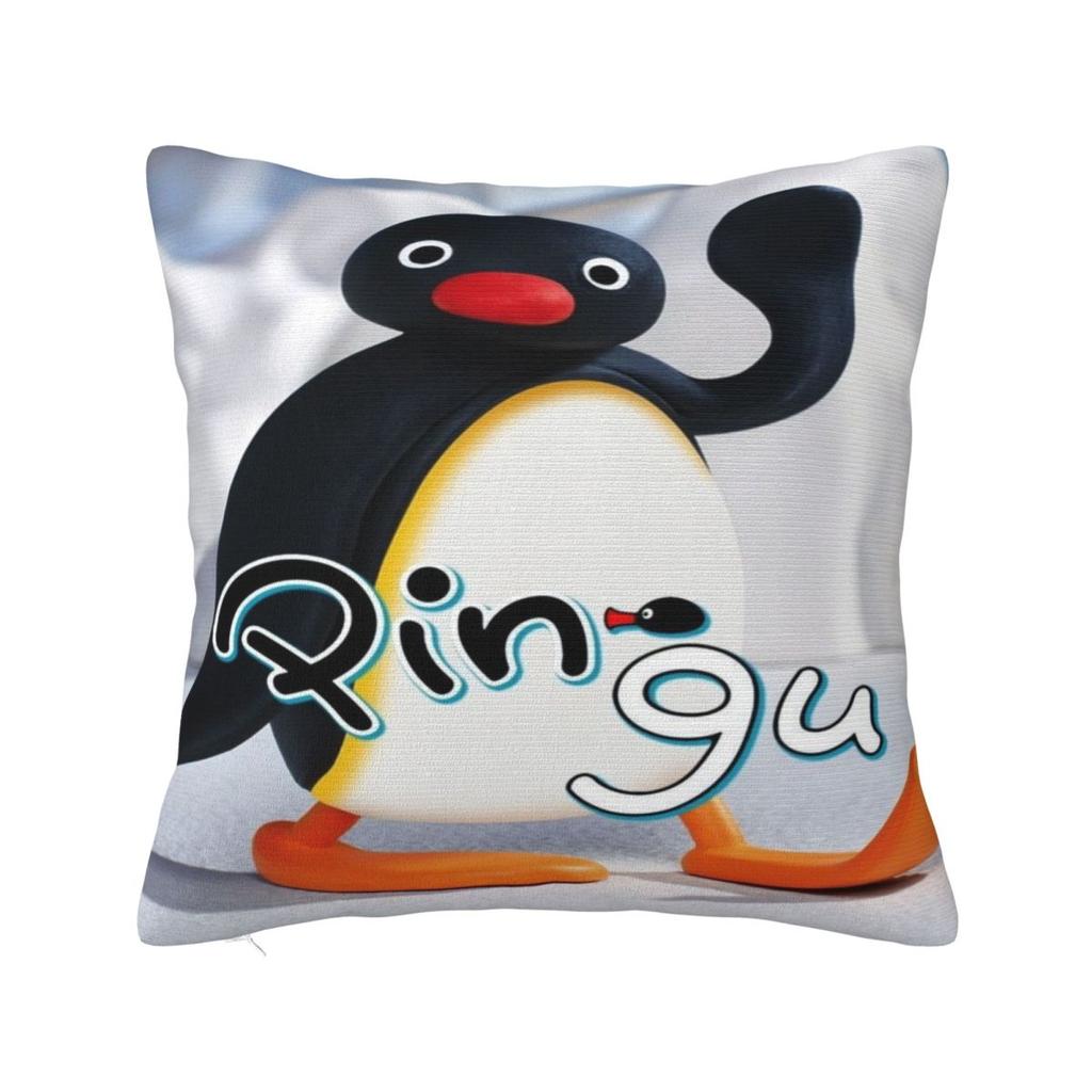 Pingus Cartoon Penguin Pillowcases Merch Printed Cushion Cover Throw Pillow Cover Home Decorations Zippered Multi-Size