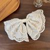 Bohemian Style Hair Accessory with Relaxed Atmosphere, Beige Lace Headband, Women's High-end Hair Tie