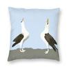 Laysan Albatross Square Pillowcase Polyester Linen Velvet Printed Zip Decorative Room Cushion Cover