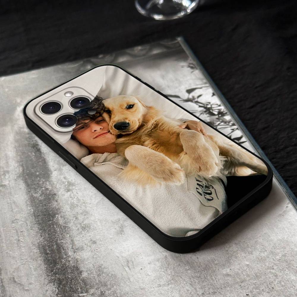 Singer Shawn Mendes Phone Case For IPhone 17,16,15,14,13,12,11 Plus,Pro,Max,XR,XS,X,7,8 Plus,Mini Black Silicone Soft