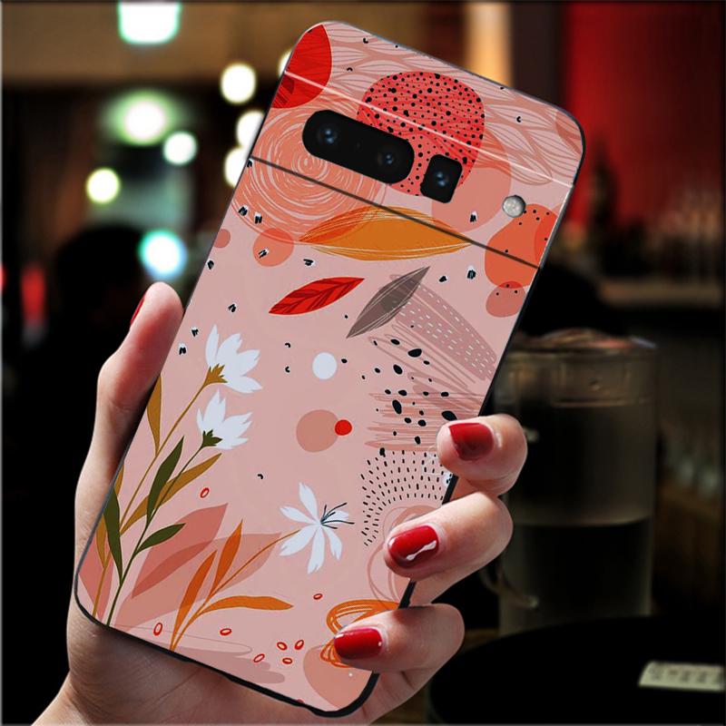 

Phone Case For Google Pixel 10 9 Pro XL 9A 8 7 6 Pro Pixel 8A 7A 6A Pixel 8 7 6 5 Flower Pixel 9 Pro XL