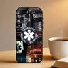Custodia per Telefono Ambulanza EMT EMS Per iPhone 16,15,14,13,12,17,Pro Max,Plus Custodia Nera in Silicone