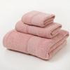 3Pcs Luxurious Cotton Towel Set Ultra Soft Highly Absorbent Includes 1 Bath Towels 1 Hand Towels 1 Washcloths For Home Bathroom