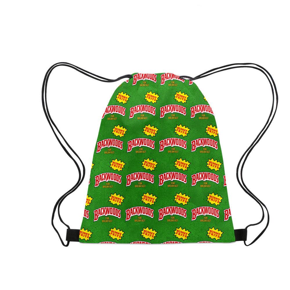3D Backwoods Cigar 3D Drawstring Bag, Oxford Cloth Drawstring Bag