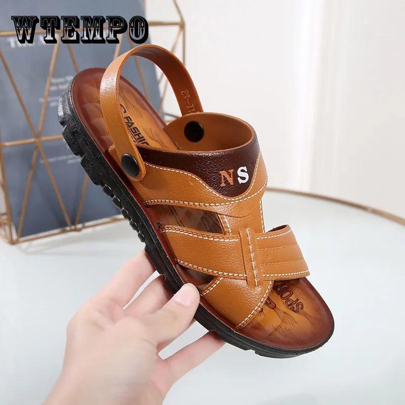 

Пляжные сандалии, летние сандалии и тапочки двойного назначения, мужская пляжная обувь, дышащие сандалии корейской версии, водонепроницаемые сандалии и тапочки