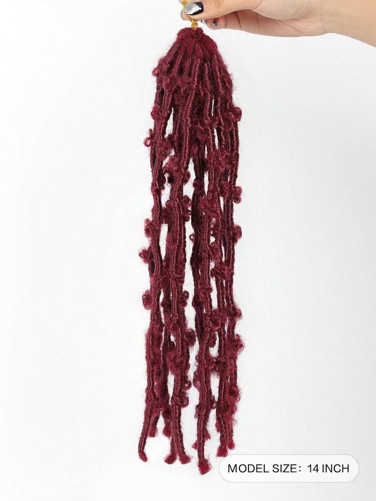 Capelli Crochet Butterfly Locs 14 Pollici Pre-Annodati Locs Distressed Treccine Crochet