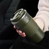 Car Sticker 2025 Hot 500ml Stainless Steel Coffee Tumbler Thermos Cup Portable Travel Thermal Mug For Tesla Roadster Model 3 Mod