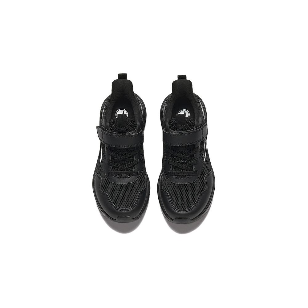 Anta Kids Fashion Simple Non-Slip Breathable Low-Top Running Shoes Kids Sneaker Black A12435567-11